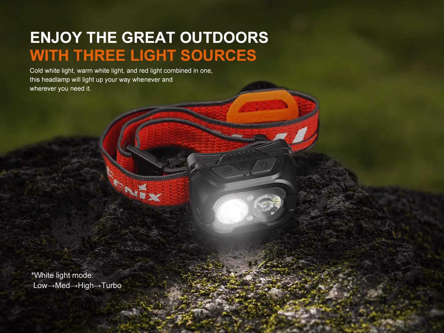 Fenix HL18R-T V2 – 800 Lumens USB Rechargeable LED Headlamp - Image 4