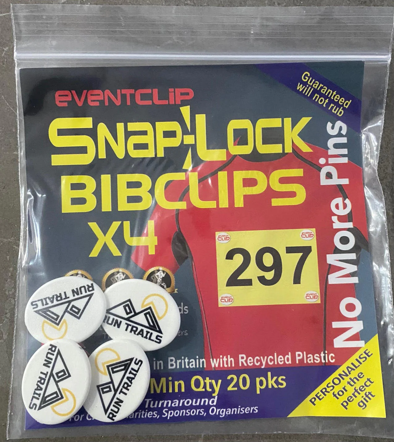 Snap-Lock Bib Clips
